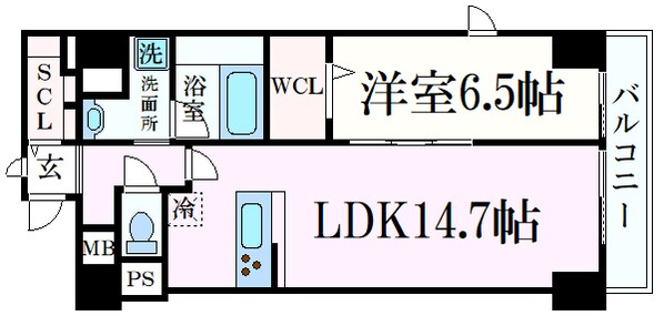 甲南山手駅 徒歩4分 7階の物件間取画像